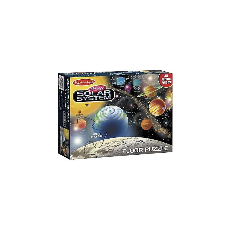 Melissa & Doug 48-Piece Solar System Floor Puzzle (LCI413) image 1
