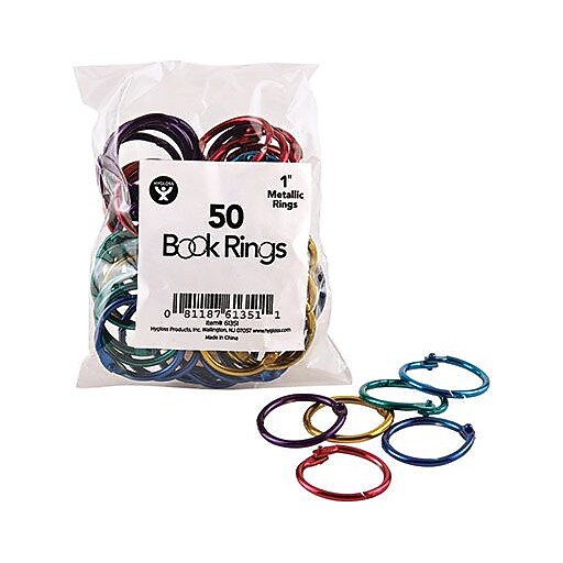 Hygloss® Book Ring Pack, 1" at Staples