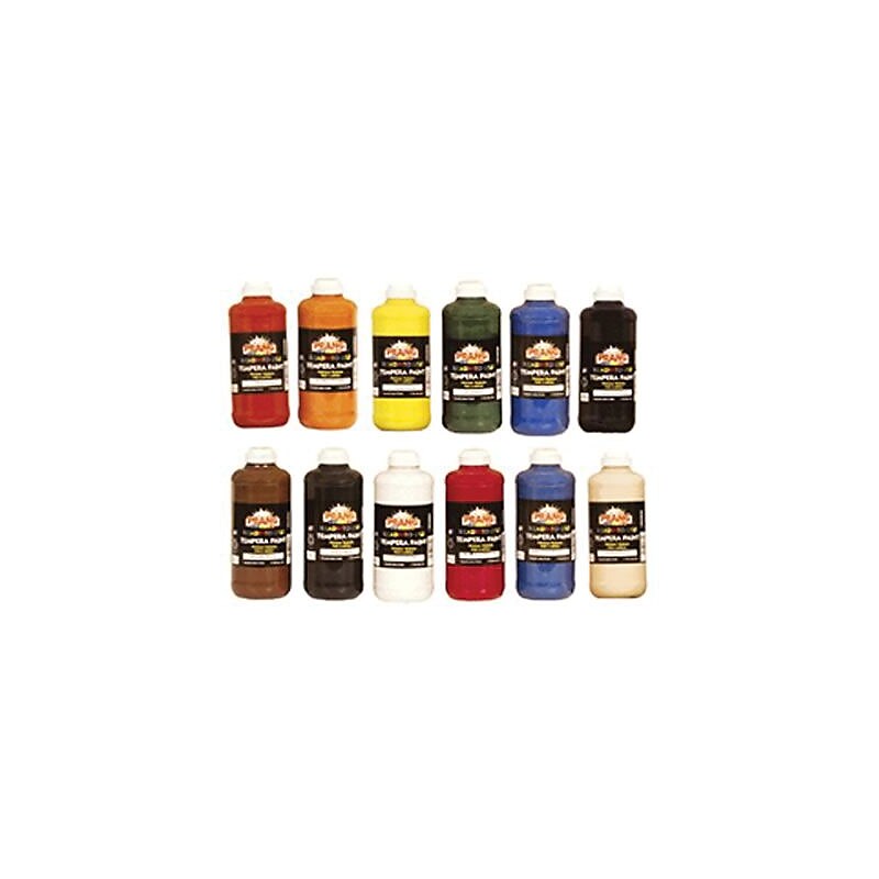 Prang Non-toxic Liquid Tempera Paint, 12/Set (DIX21696) image 1