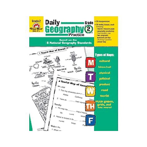Daily Geography Practice Resource Book, Grade 2 at Staples
