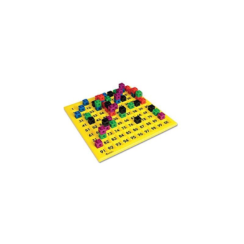Learning Resources Hundreds Number Board, 12" x 12" image 1