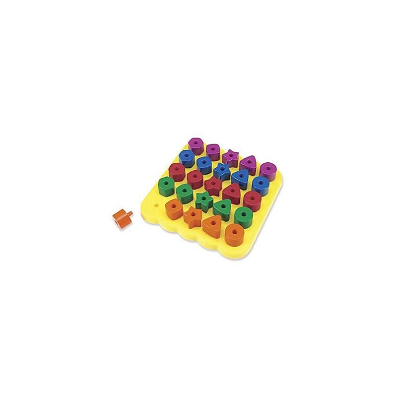 Learning Resources Stacking Shapes Pegboard (LER1572) image 1