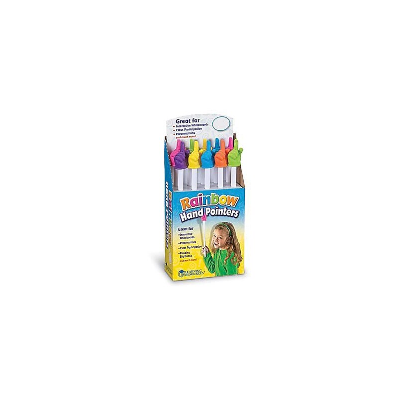 15" Rainbow Hand Pointers image 1