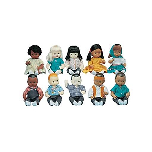 MultiEthnic School Doll, Set of all 10 dolls at Staples