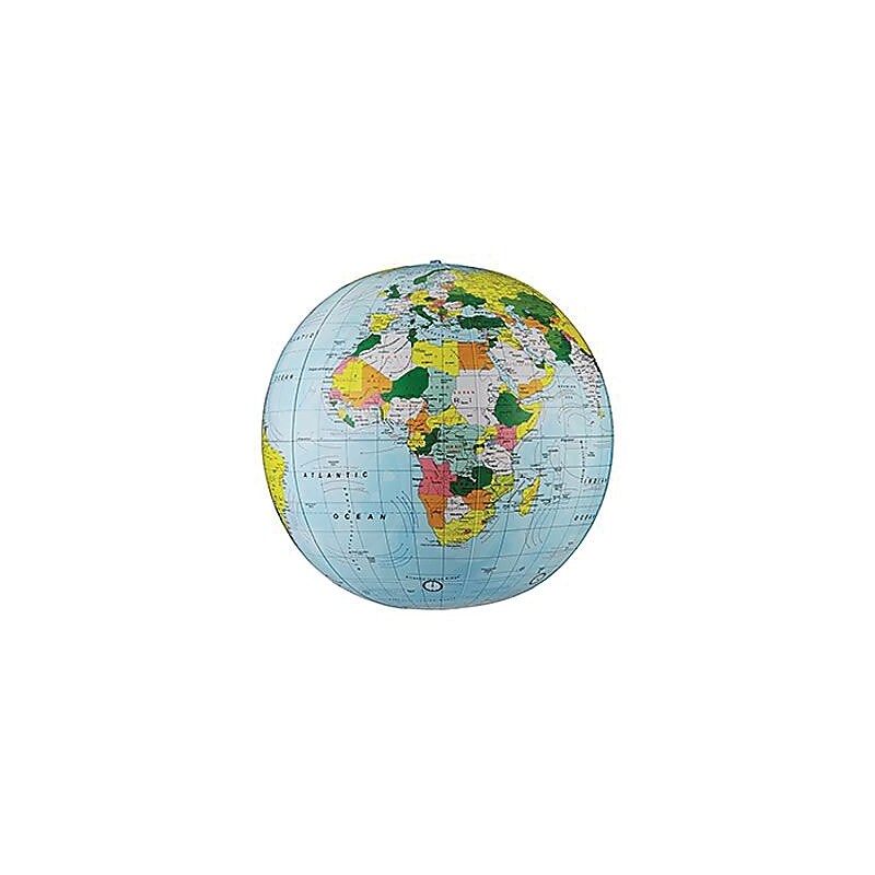 Replogle Globe Political Inflate-A-Globe, Light Blue, 12", 2/Bundle image 1