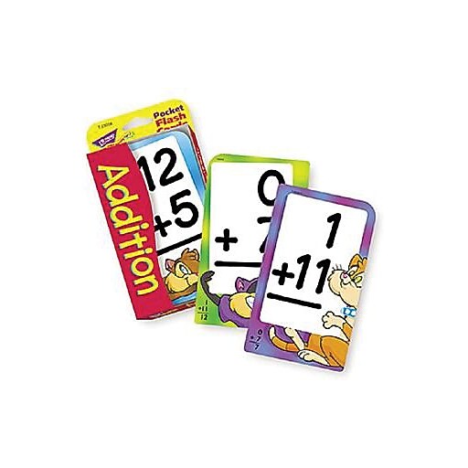 Trend Enterprises® Pocket Flash Cards, Addition 0 12 at Staples