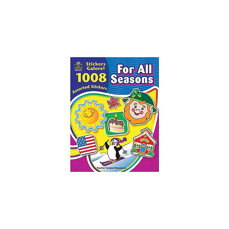 Teacher Created Resources® Stickers Book, For All Seasons image 1