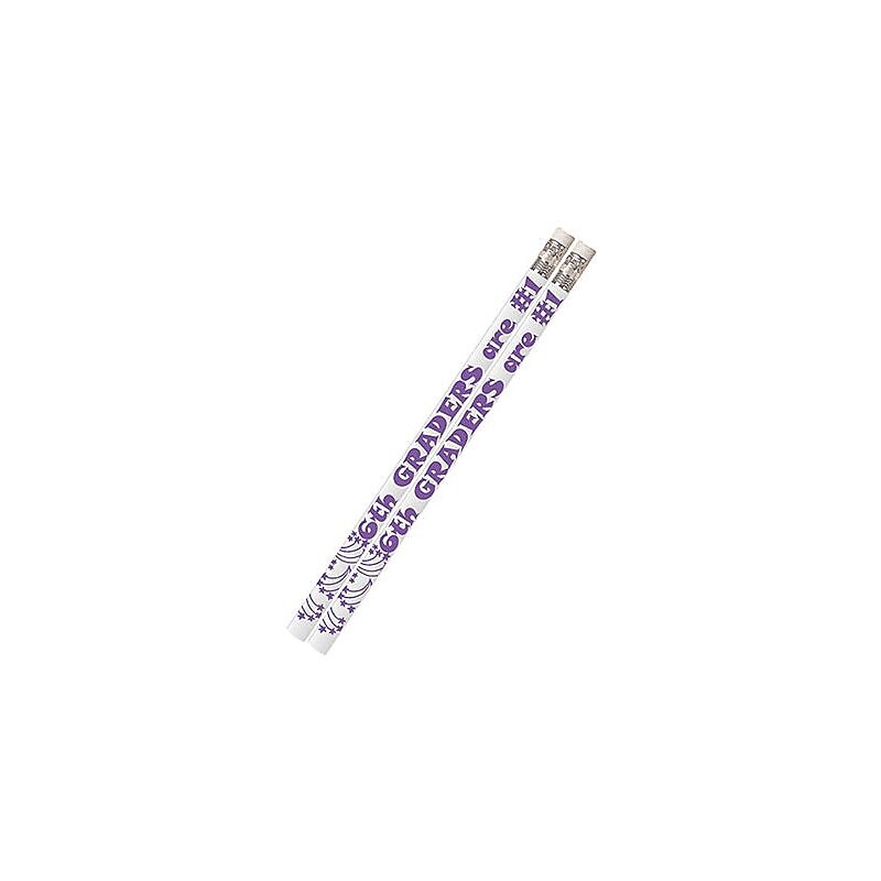Musgrave 6th Graders Are #1 Motivational Pencils, Pack of 12 (MUS2209D) image 1