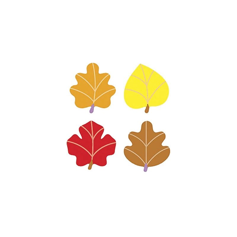 Trend Autumn Leaves superShapes Stickers, 800/Pack (T-46064) image 1