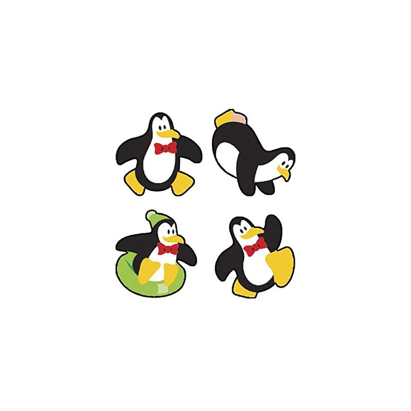 Trend Perky Penguins superShapes Stickers, 800 CT (T-46068) image 1