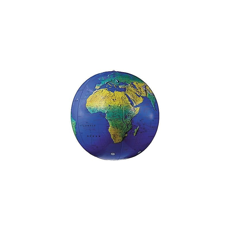 Replogle Globes Inflatable Topographical Globe, 12"(Dia), 2 Ea image 1
