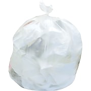 Coastwide Professional™ 20-30 Gal. Trash Bags, High Density, 10 Mic., Natural, 25 Bags/Roll, 20 Rolls (CW18197)