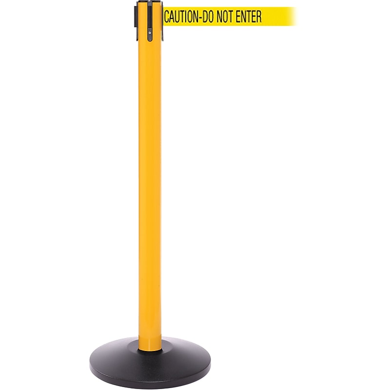SafetyPro 250 Yellow Retractable Belt Barrier with 11', CAUTION - DO NOT ENTER (SPRO250Y-YBC) image 1