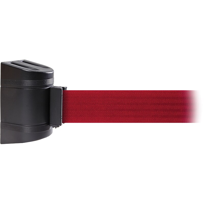 WallPro 400 Wall-Mountable 15' Retractable Belt Barrier, Red (WP400B-RD150) image 1