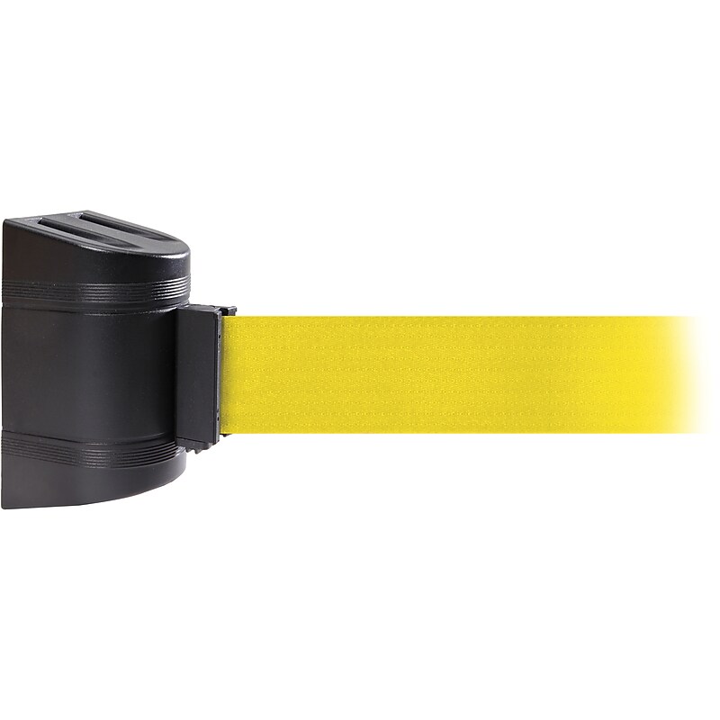 WallPro 400 Wall-Mountable 15' Retractable Belt Barrier, Yellow (WP400B-YW150) image 1
