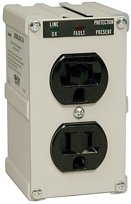 Tripp Lite 2 Outlet Surge Suppressor, 1410 Joules (ISOBLOK2-0) Sansujyuku sansujyuku.com