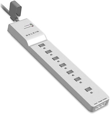 Belkin Home Series Surgemaster 7 Outlet Surge Protector, 12′ Cord, 2320 Joules (BE107200-12) Sansujyuku sansujyuku.com
