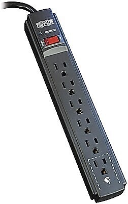 Tripp Lite Strip Surge Suppressor, 6 Outlets, 790 Joules (TRPTLP606B) Sansujyuku sansujyuku.com