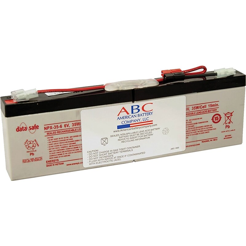 ABC Replacement UPS Battery, Black (RBC18) image 1