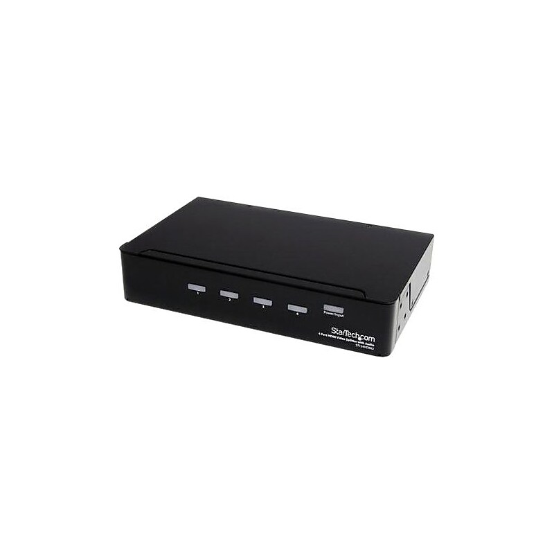 StarTech ST124 High Speed HDMI Video Splitter with Audio, 4 Ports image 1