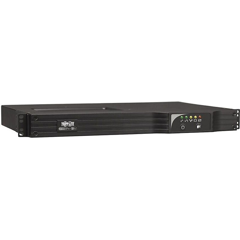 Tripp Lite SmartPro 1000VA Battery, 6-Outlets, Black (SMART1000RM1U) image 1
