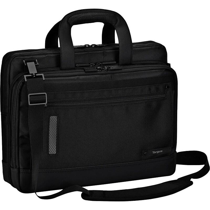 Targus Revolution 15.6" Nylon Laptop Bag, TSA Checkpoint Friendly, Black (TTL416US) image 1
