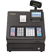 Sharp® XEA207 Thermal Print Electronic Cash Register, Black