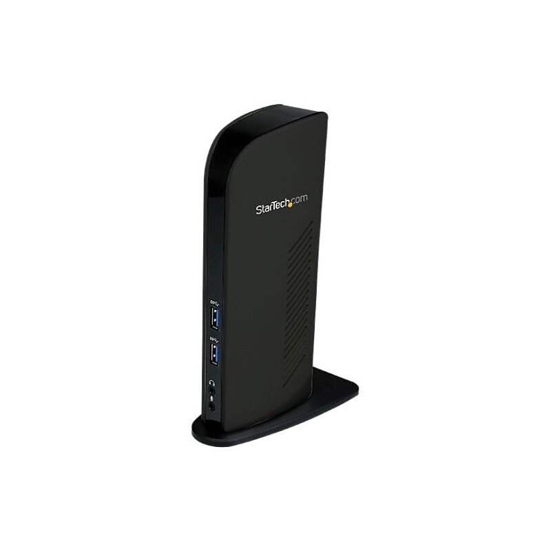 StarTech Universal Laptop Docking Station With Audio Ethernet, Black image 1