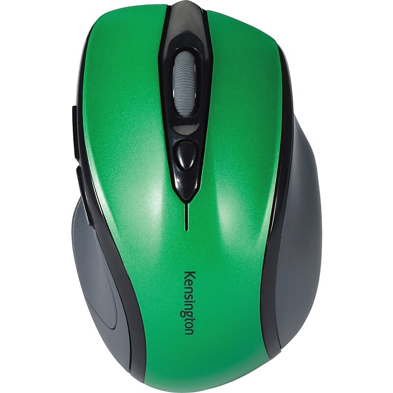 Kensington Pro Fit Wireless Ergonomic Optical Mouse, Emerald Green (PX7393) image 1
