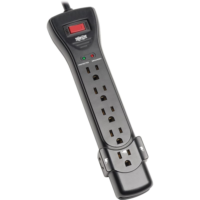 Tripp Lite 7 Outlet Surge Suppressor, 7' Cord, 2160 Joules (SUPER7B) image 1