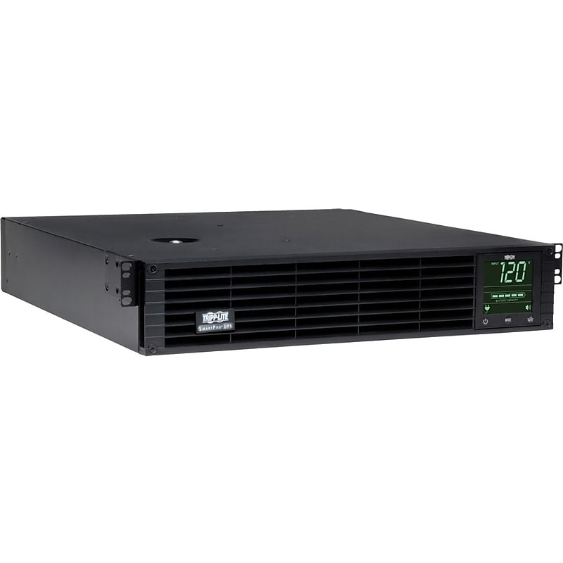Tripp Lite SmartPro 1500VA Battery Backup UPS, 8 Outlets, Black (SMART1500RMXLN) image 1