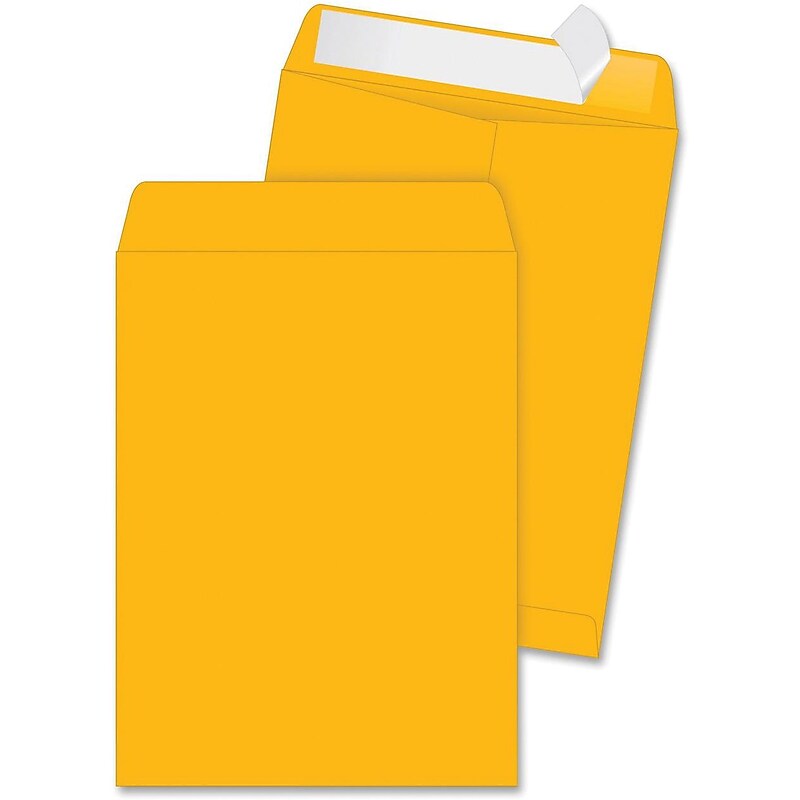 Quality Park Durable Kraft Catalog Envelopes, 9" x 12", 250/Ct image 1