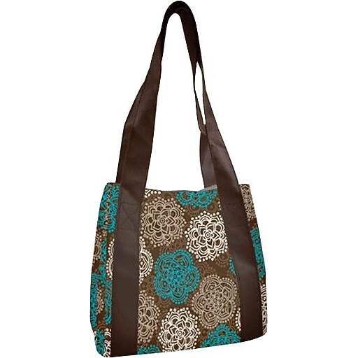 Fit & Fresh Venice Insulated Designer Lunch Bag with Ice Pack Teal