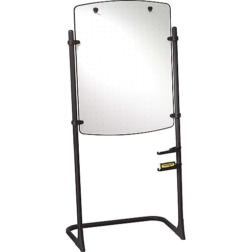 Quartet® Silhouette® Total Erase® Easel, Whiteboard/Flipchart, Black