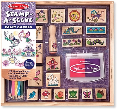 melissa and doug fairy garden stamp set