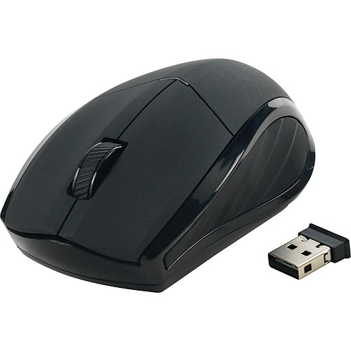 Staples Wireless Mouse, Black Staples