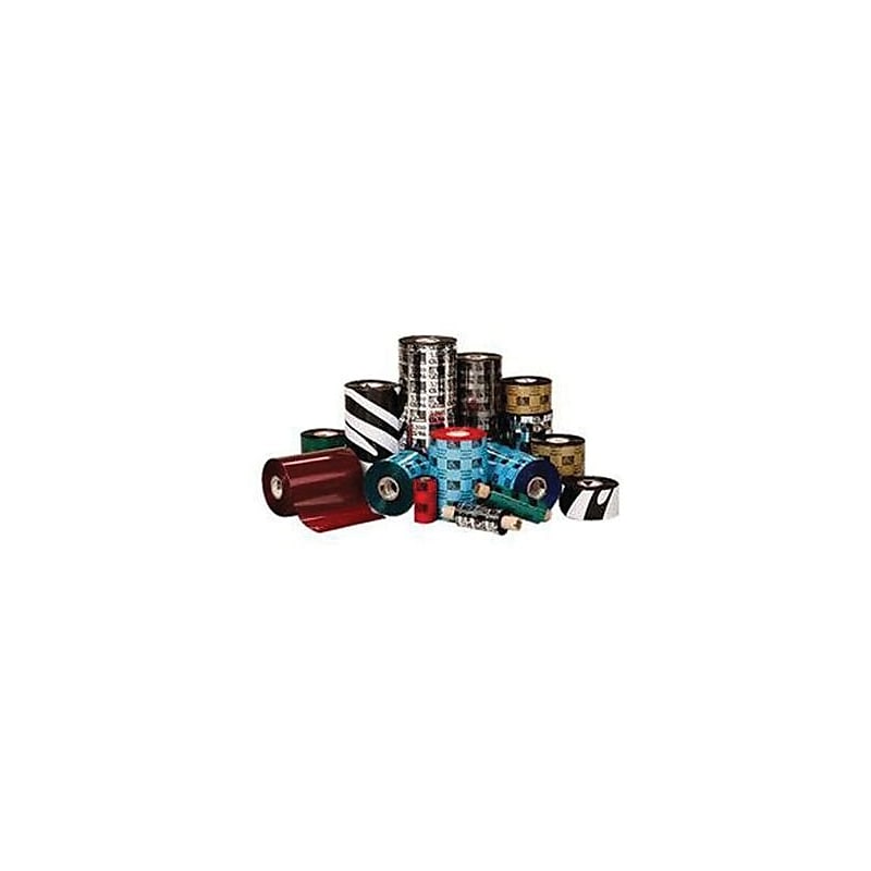Zebra Technologies® 03200BK08045 3200 Black Performance Wax/Resin Ribbon, 1476'(L) x 3.15"(W) image 1