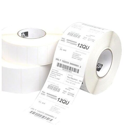 Zebra Technologies® 10015342 ZSelect 4000D Paper Label, 2"(L) x 2.25