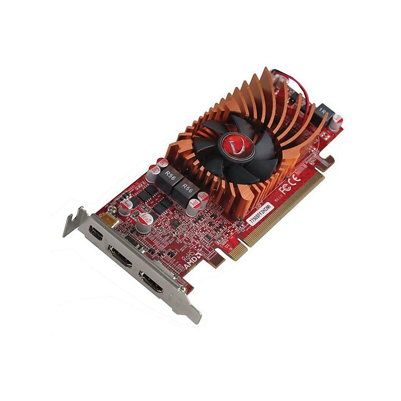 Visiontek Radeon HD 7750 Graphic Card - 1 GB DDR3 SDRAM - PCI Express 3.0 x16 - Low-profile image 1