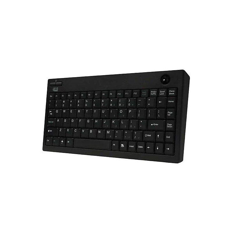 Adesso Wireless Mini Trackball Keyboard (WKB-3100UB) image 1