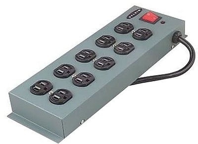 Belkin Metal Surgemaster Surge Protector, 10-Outlet, Gray Sansujyuku sansujyuku.com