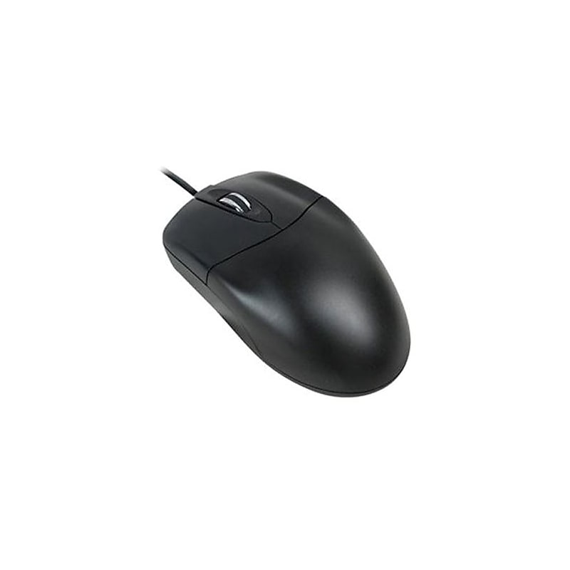 Adesso Ambidextrous Optical USB Mouse, Black (HC-3003US) image 1