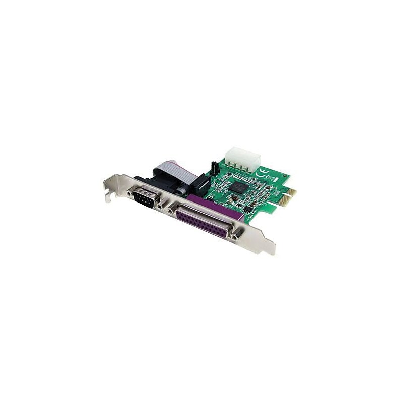 StarTech 1S1P Native PCI Express Parallel Serial Combo Card with 16950 UART image 1