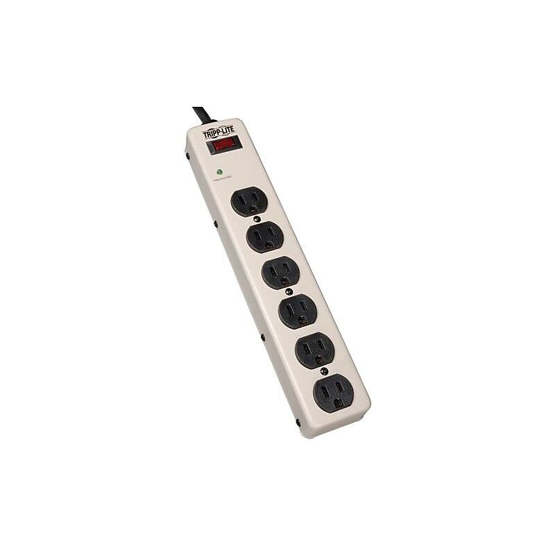 Tripp Lite 6-Outlet Surge Suppressor, 6' Cord, 900 Joules (PM6NS) image 1