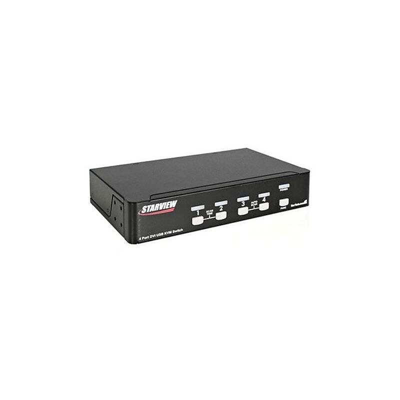 StarTech SV431DVIUA USB/DVI KVM Switch With Audio, 4 Ports image 1