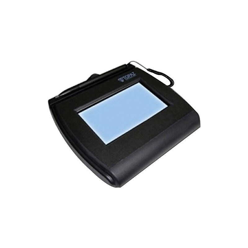 Topaz SigLite LCD 4x3 T-LBK750-BHSB-R Dual Serial/USB Backlit Electronic Signature Pad image 1