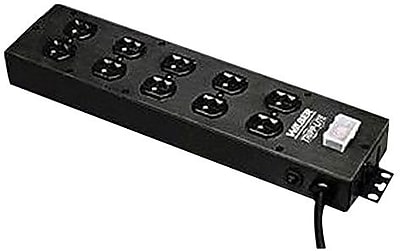 Tripp Lite 10 Outlet Power Strip, Black (UL800CB-15) Simolary simolary.com