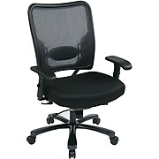 Office Star Space® Gunmetal Big & Tall Office Chair, Black