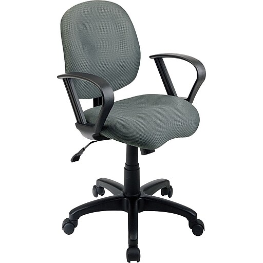 Office Star WorkSmart™ Fabric Task Chairs with Contemporary Loop Arms