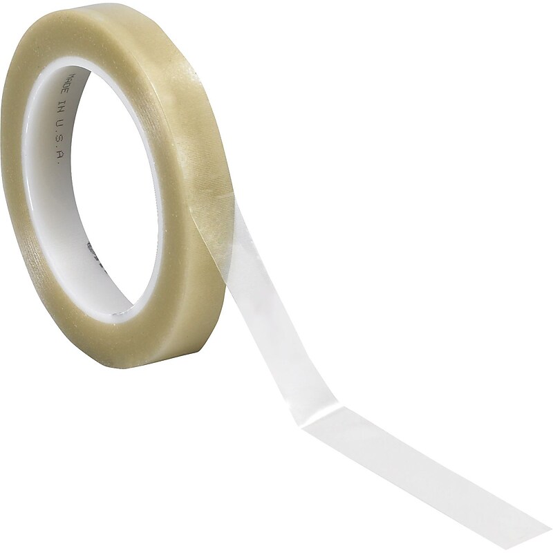 3M 471 Safety Tape, 1/2" x 36 yds., Clear, 3/Pack (T9634713PKC) image 1